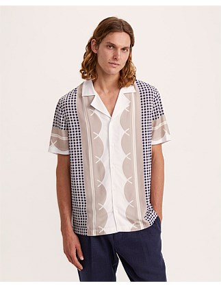 TATUM SS RESORT PRINT SHIRT