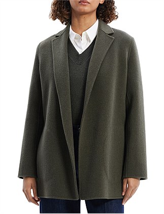 DOUBLE FACED WOOL BLAZER