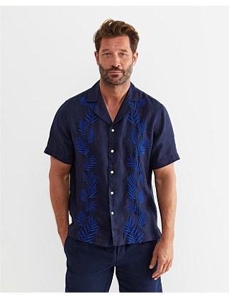 TOOHEY SHORT SLEEVE LINEN SHIRT