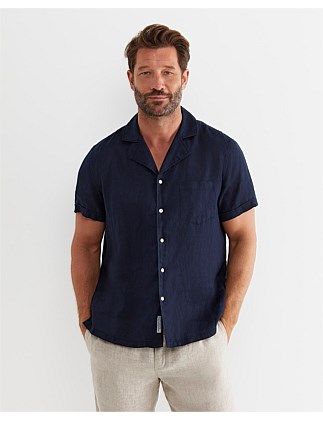 SHORT SLEEVE STANTON LINEN SHIRT