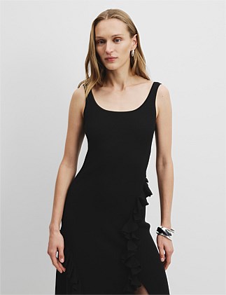 Ruffle Slip Dress