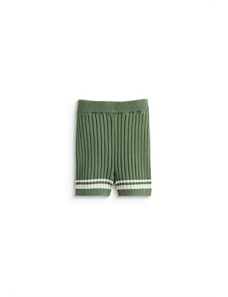 RIB KNIT SHORT