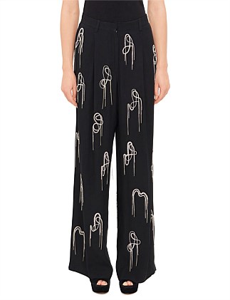 PORTER EMBROIDERED PANTS