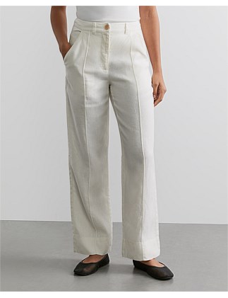 KAYLA LINEN PINTUCK PANT