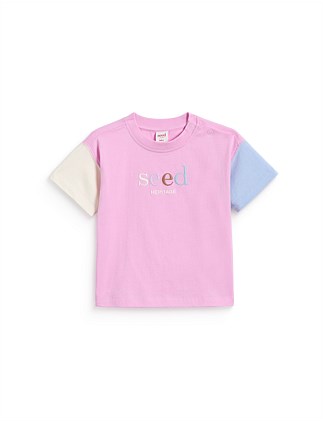 COLOURBLOCK LOGO TEE