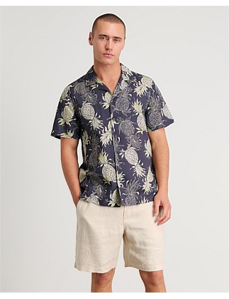 ANDRE LINEN PINEAPPLE SHIRT