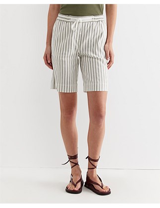 ROSA STRIPE LINEN SHORT