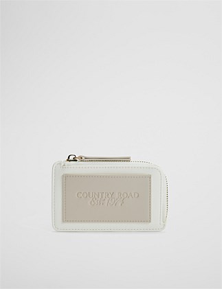 Patch Logo Credit Card Purse