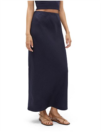 CORE LINEN SKIRT