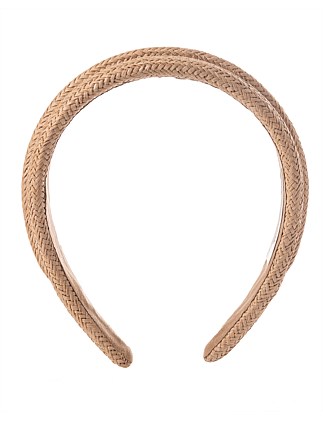 RAFFIA WIDE HEADBAND