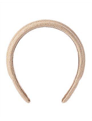 RAFFIA WIDE HEADBAND