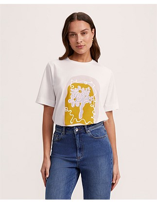 AZELEA RELAXED PIMA TEE