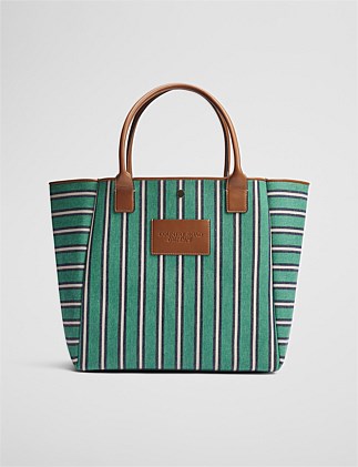 STRIPE CANVAS TOTE