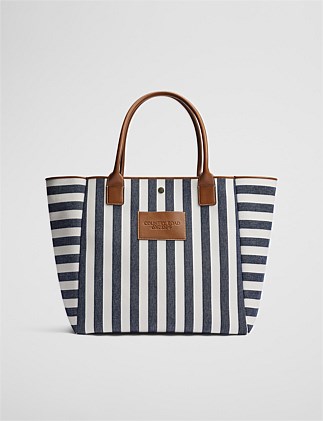 STRIPE CANVAS TOTE