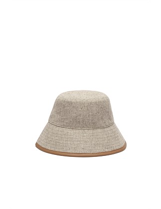 TRIM FABRIC BUCKET HAT