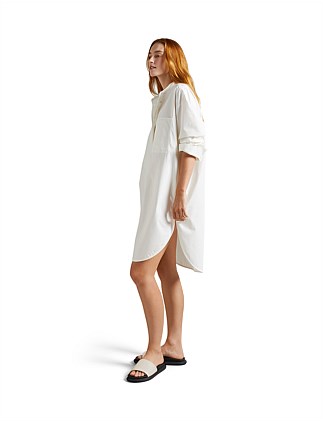 AURA COTTON SHIRT DRESS