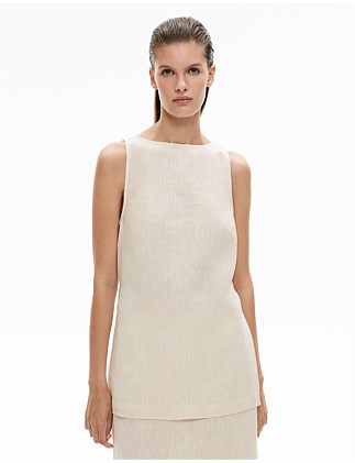 Linen Longline Top