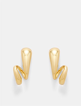 The Podium Twist Hoop Earrings