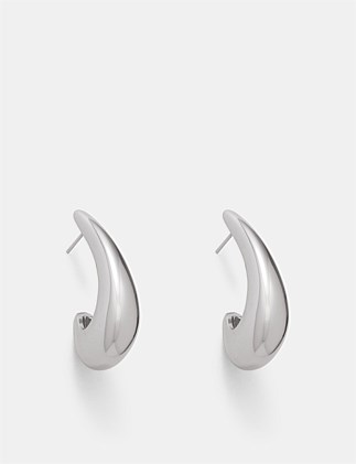 The Podium Hoop Earrings