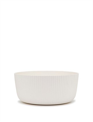 Avalon Fluted Melamine Serving Bowl 25cm