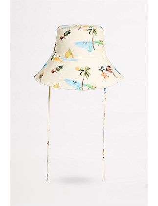 Isla Palm Bucket Hat