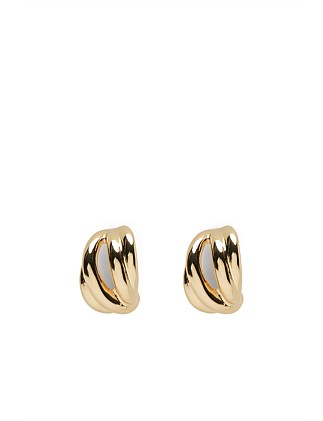 TWIST HOOPS EARRING