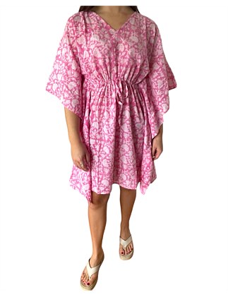 PRINTED STRAWSTRING KAFTAN