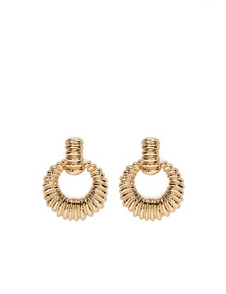 TEXTURED DROP EARRING