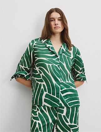 Australian Cotton Voile Print Shirt