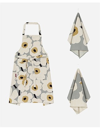 Unikko Anniversary kitchen textile set