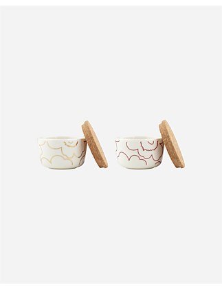 Oiva / Piirto Unikko Bowl 250ml Set of 2