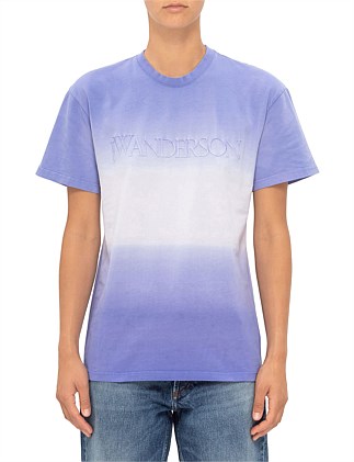 LOGO EMBROIDERY GRADIENT T-SHIRT