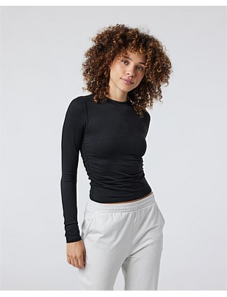 Long Sleeve Ruched Halo Tshirt