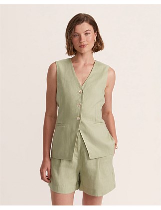 LILA LINEN VEST