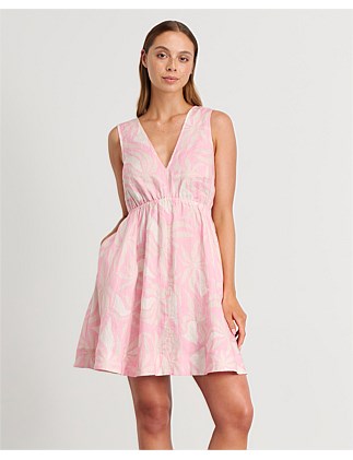 PALMA LINEN MINI DRESS