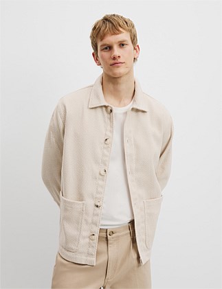 Textured Overshirt