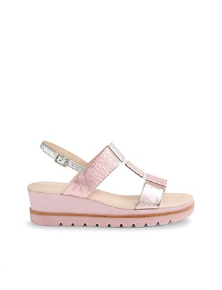 Winstall Pink Metallic Multi Sandals