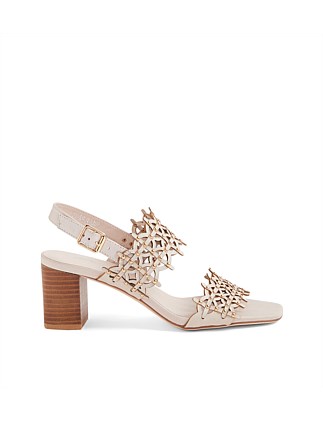 Jully Nude Leather Sandals