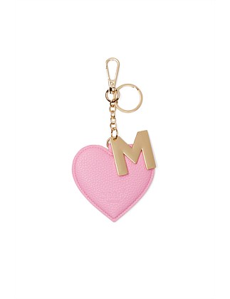 HEART INITIAL KEYRING