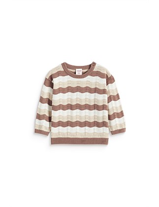 WAVY KNIT JUMPER