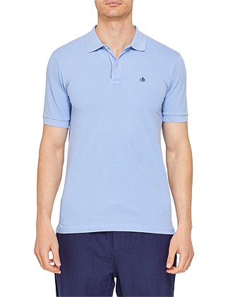 Garment Dye Organic Cotton Pique Polo