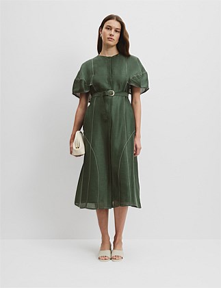 Organza Midi Dress