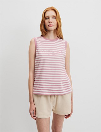 Verified Australian Cotton Est. 1974 Stripe Tank