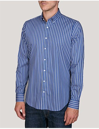 AMALFI PRNT STRIPE SLIM FIT SHIRT