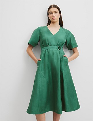 Panelled Midi Dress