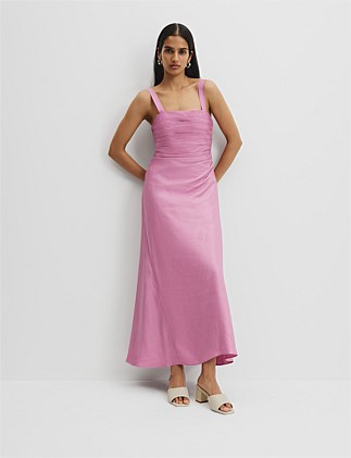 Tucked Slip Dress