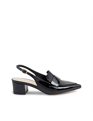 Adayl Black Patent Leather Heels