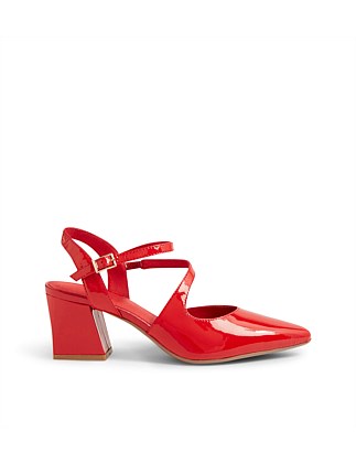 Marko Red Patent Leather Heels