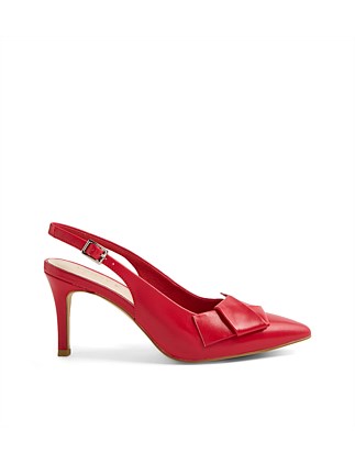 Borda New Red Leather Heels