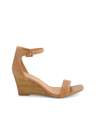 Hallay Tan Natural Leather Sandals